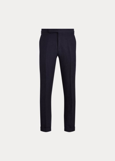 Pantalones De Traje Ralph Lauren Hombre Azul Marino - Gregory Twill - GILXM0715